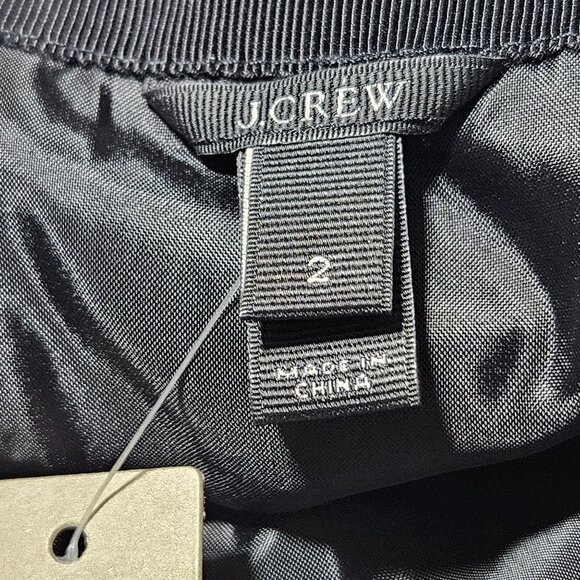 J Crew Black Sequin Mini Skirt Womens Size 2 Evening Holiday New Years Party - Picture 3 of 7